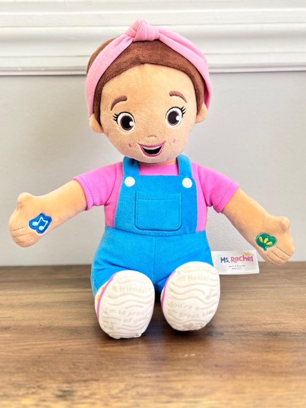 Ms Rachel Speak & Sing 14" Soft Toy Plush Doll Interactive Talking Gund Official